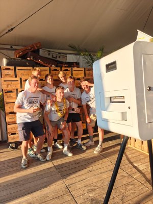 Photobooth op Mechelen Beach